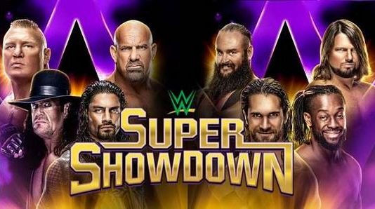 عرض سوبر شو داون WWE Super Show Down 27.2.2020 مترجم 28-2-2020